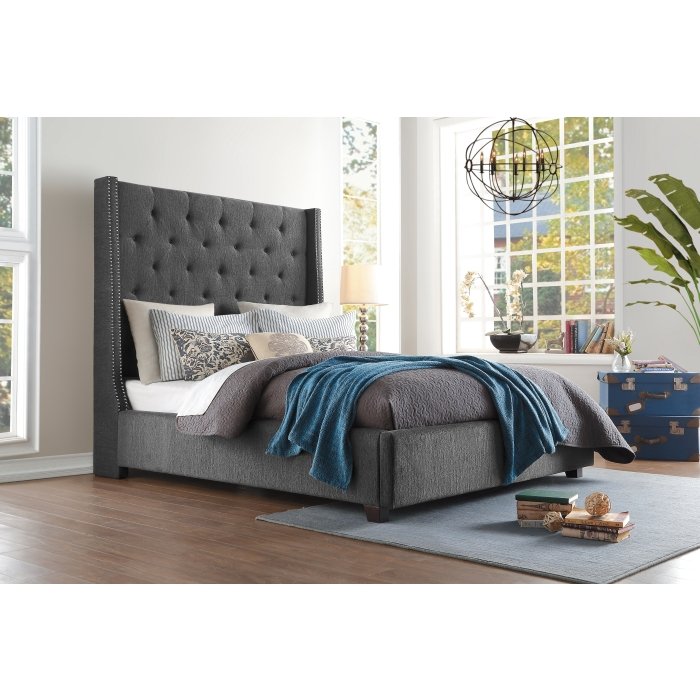 5877GY-1* Queen Platform Bed - Image 6