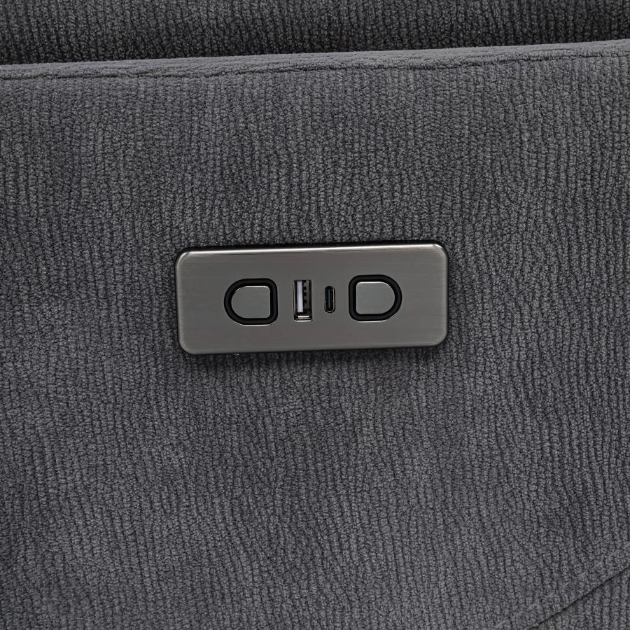 610443P_09x900.jpg ADLER UPHOLSTERED POWER SWIVEL GLIDER RECLINER CHARCOAL GREY - Image 9