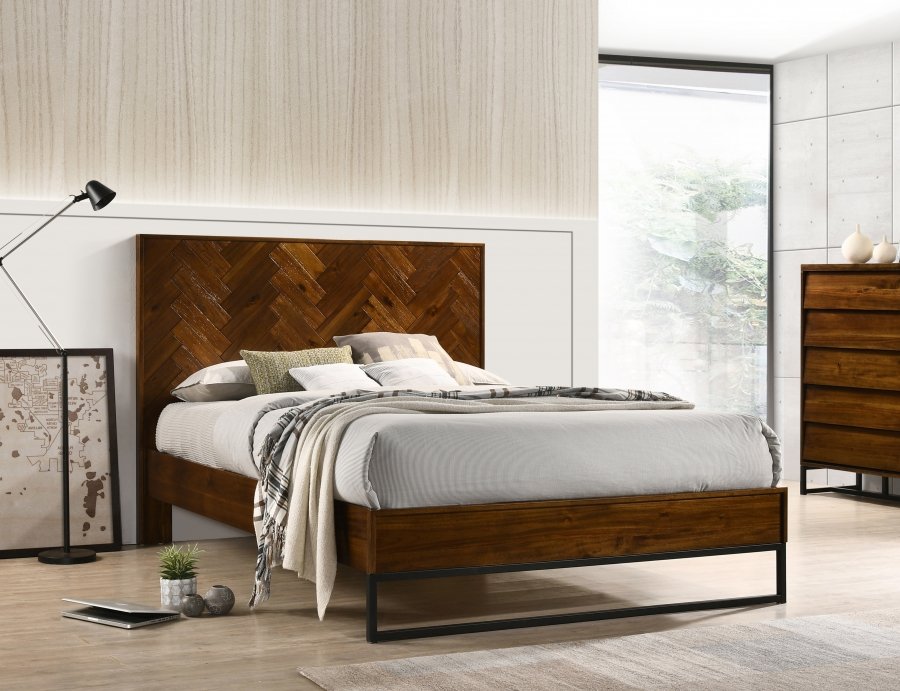 Reed Wood Bed - Image 2