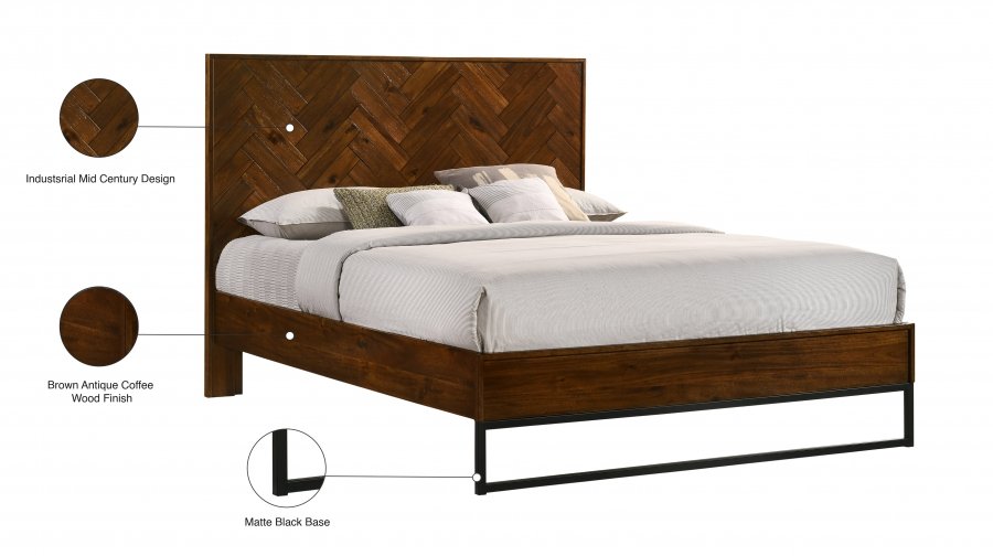 Reed Wood Bed - Image 10
