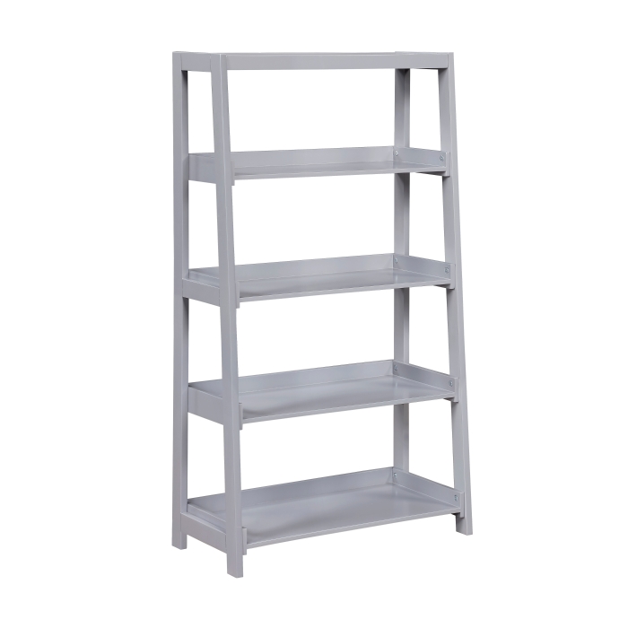 B2024GY-16S4 Bookcase, 4 Fixed Shelves