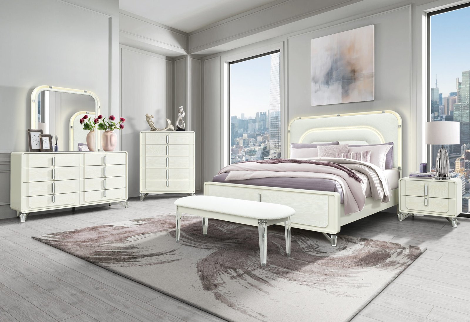 lyra beige dresser