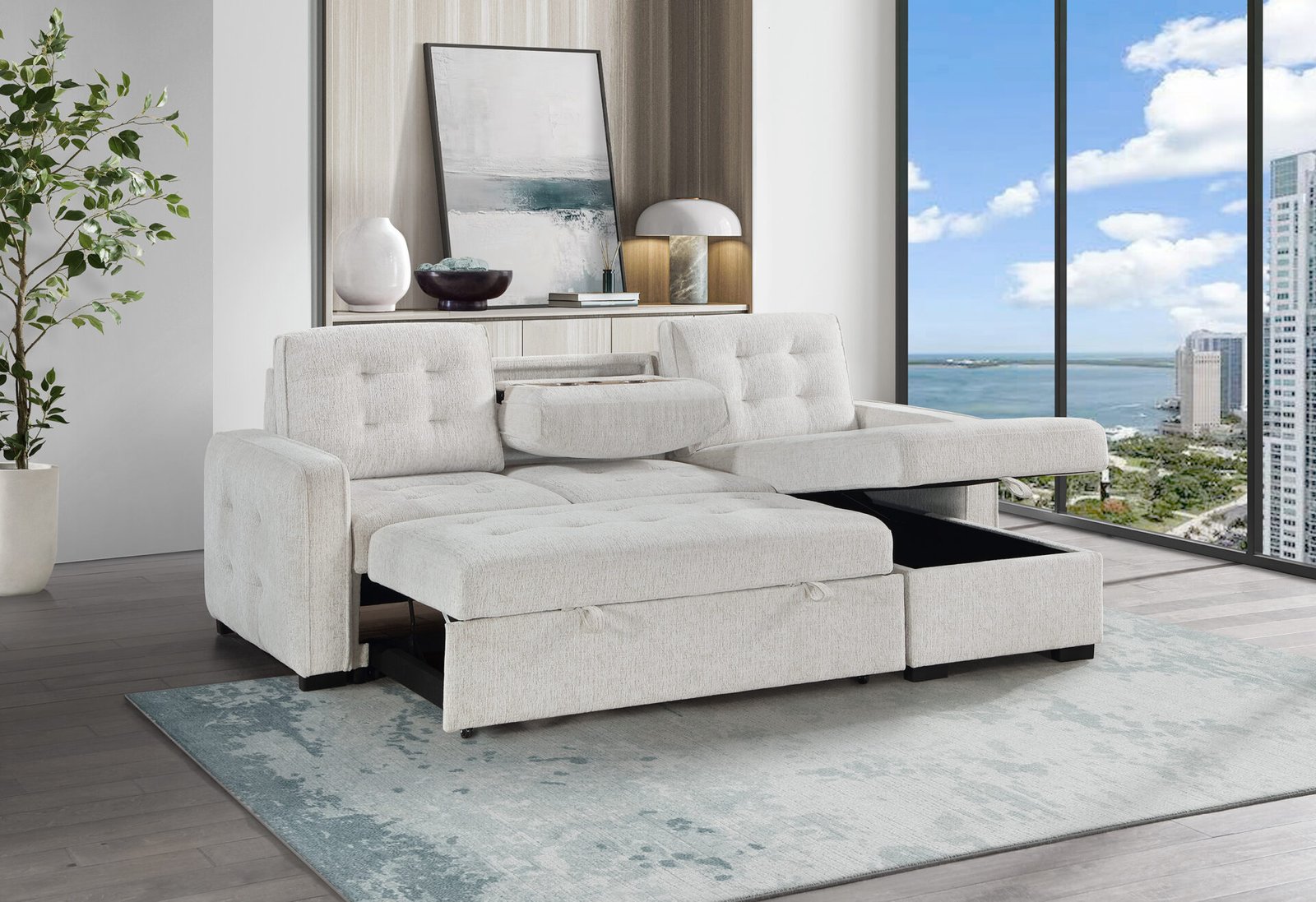 u0707 chalk reversible sofa bed u0707 chalk reversible sofa bed