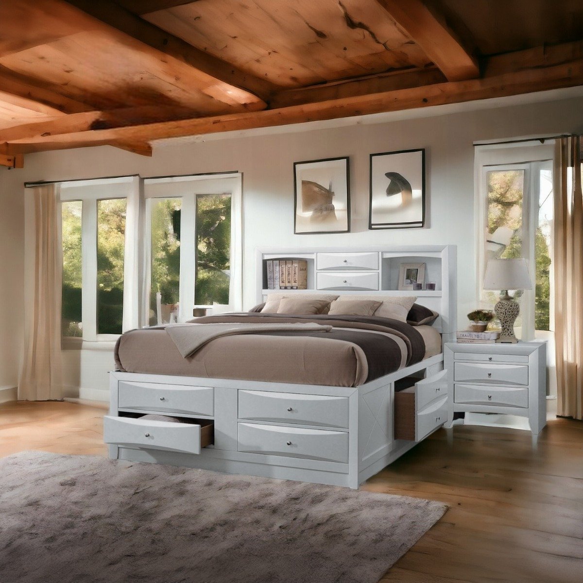 ireland full bed w/storage