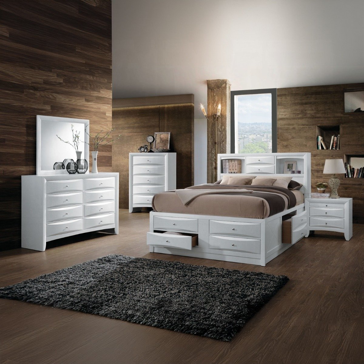 ireland full bed w/storage