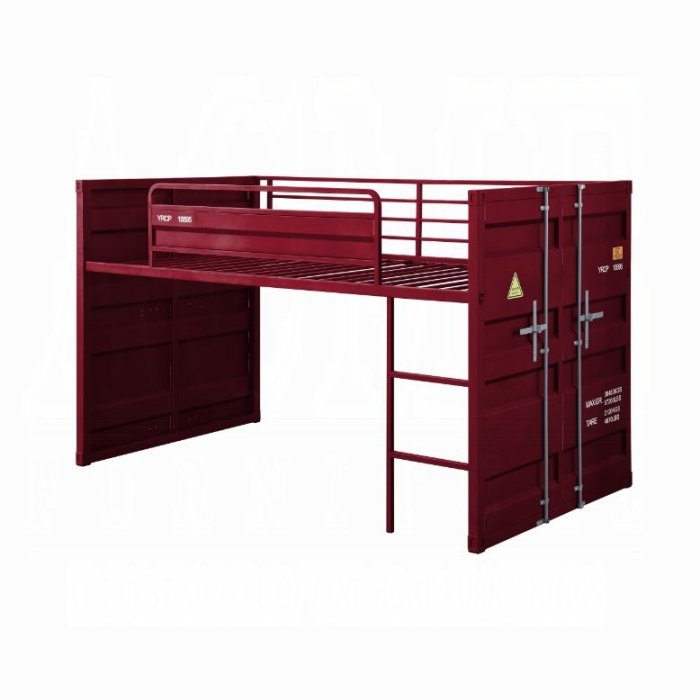 Cargo Twin Loft Bed W/Slide
