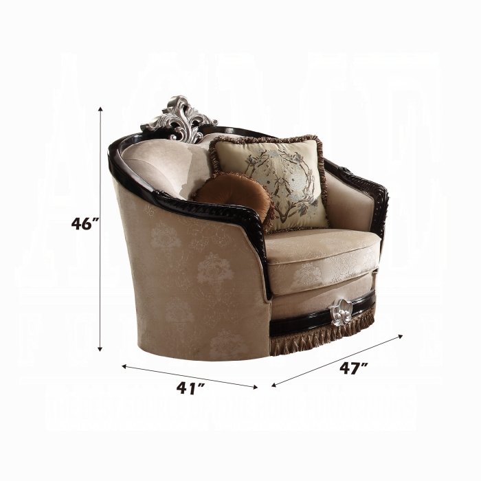 ernestine chair w/2 pillows