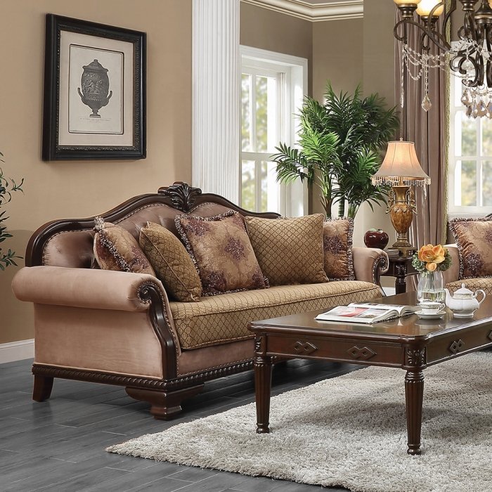 Chateau De Ville Sofa W/5 Pillows (Same LV01588)