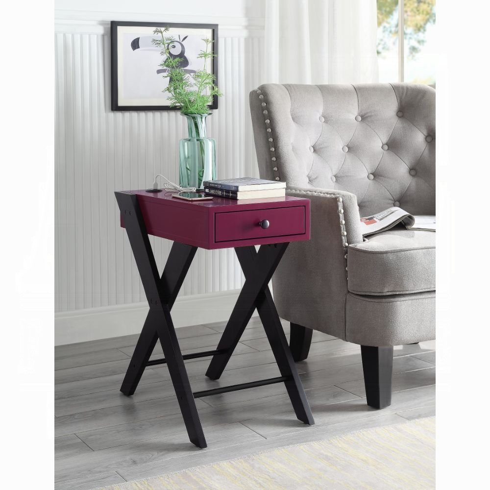 fierce accent table w/usb fierce accent table w/usb