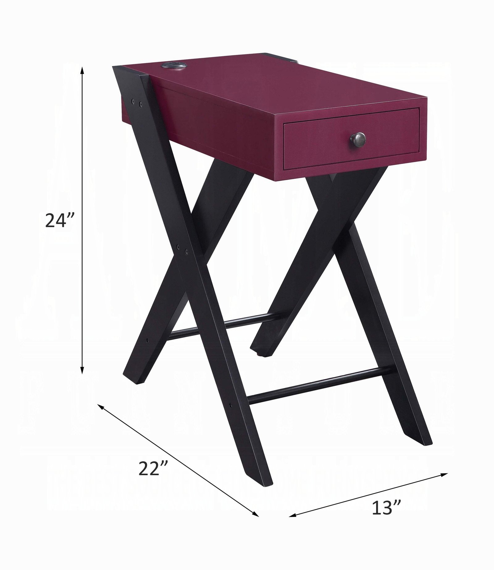 fierce accent table w/usb fierce accent table w/usb