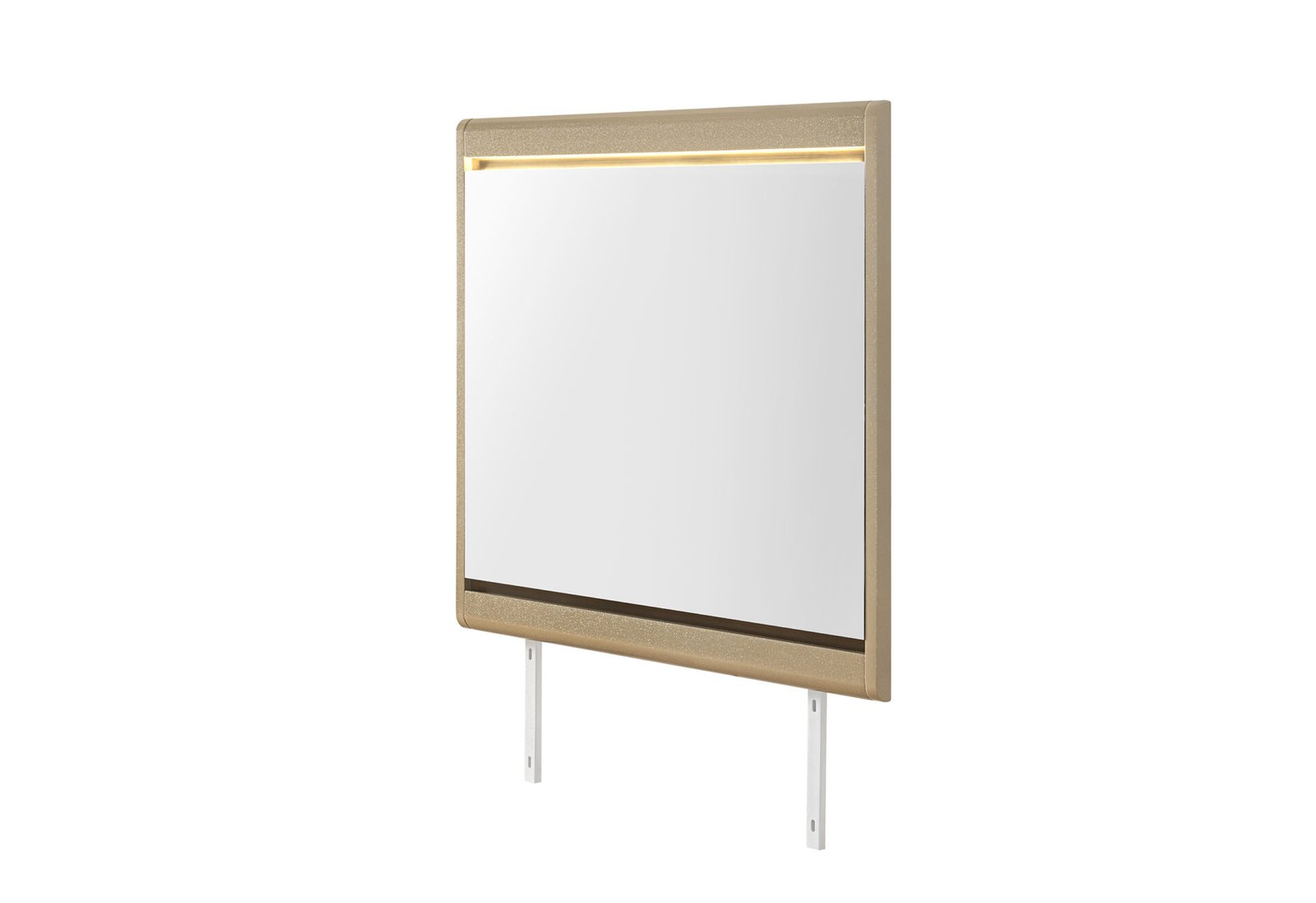 genesis gold mirror with led