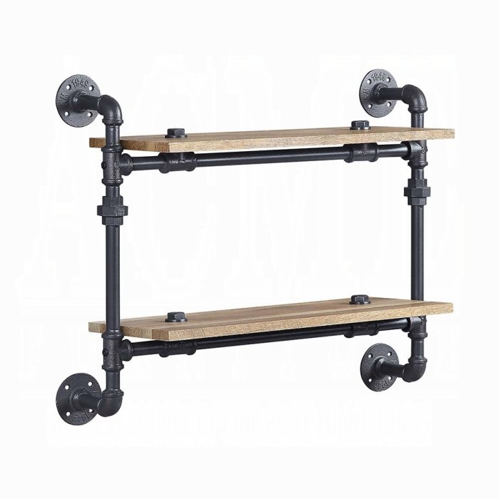 brantley wall rack w/2 shelves