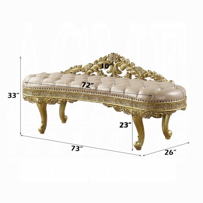 cabriole bench