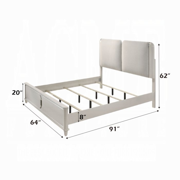 laveda queen bed w/led