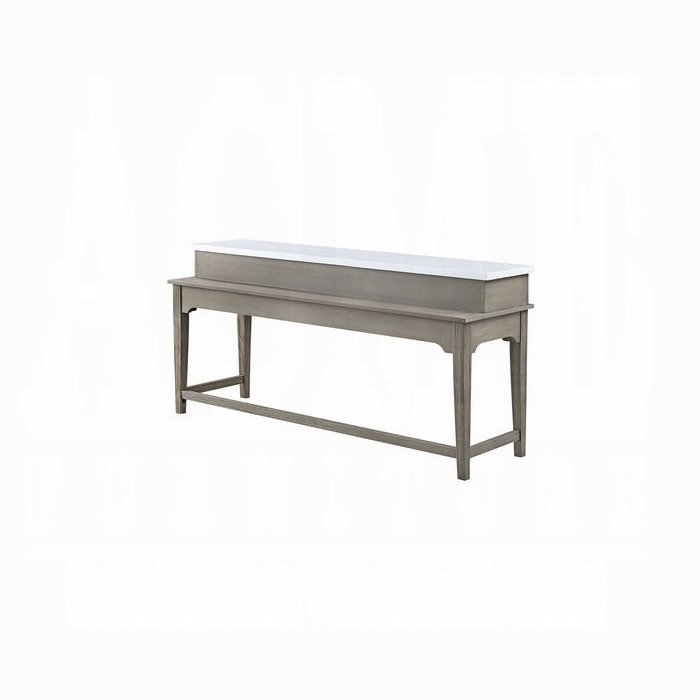 wandella 4pc pack counter height table set w/usb