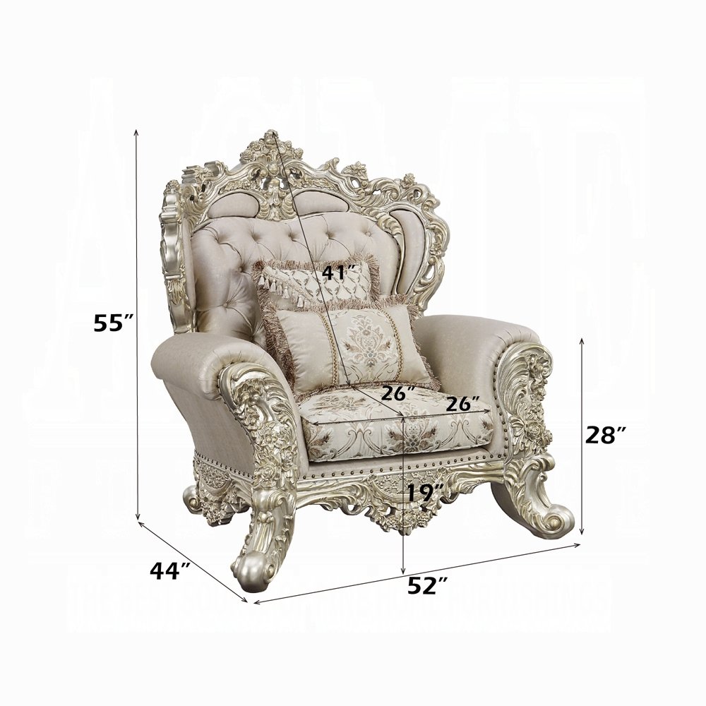 danae chair w/2 pillows