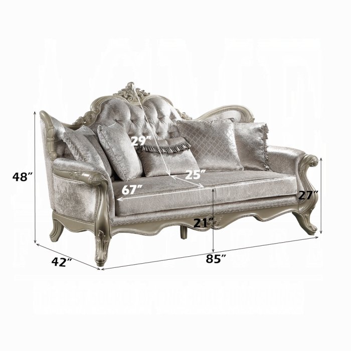 Libertee Sofa w/5 Pillows